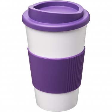 Logo trade advertising product photo of: Americano® 350 ml insulated tumbler with grip
