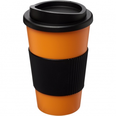 Logo trade promotional merchandise photo of: Americano® 350 ml insulated tumbler with grip