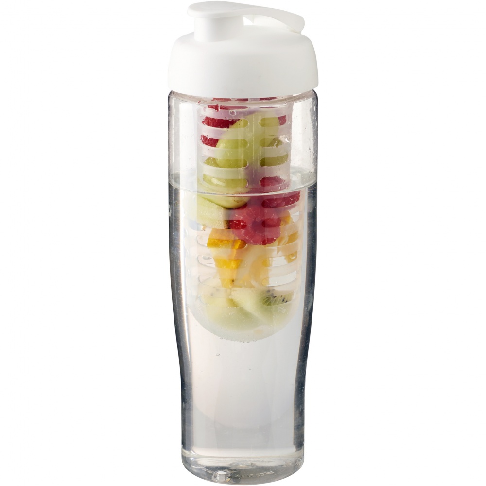 Logo trade promotional products image of: H2O Active® Tempo 700 ml flip lid sport bottle & infuser