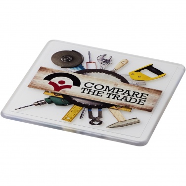 Logo trade promotional product photo of: Renzo square plastic coaster