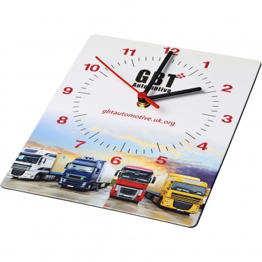 Logotrade promotional gift image of: Brite-Clock® rectangular wall clock