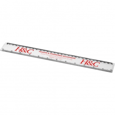 Logo trade advertising products image of: Renzo 30 cm plastic ruler