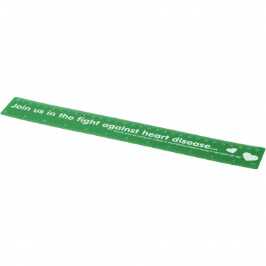 Logo trade business gift photo of: Rothko 30 cm plastic ruler