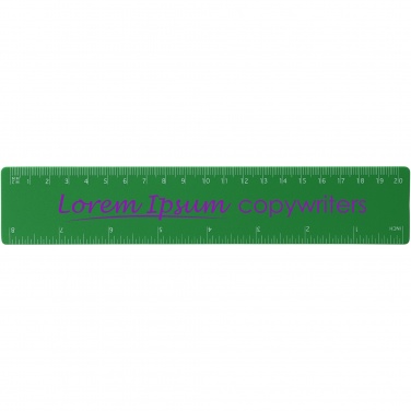 Logo trade promotional merchandise photo of: Rothko 20 cm plastic ruler