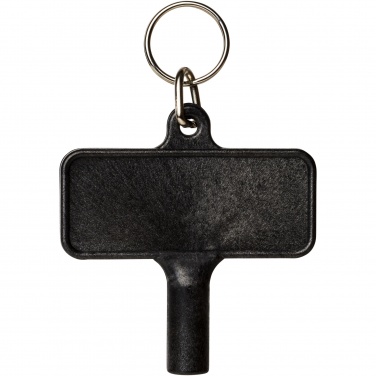 Logo trade promotional merchandise photo of: Largo plastic radiator key with keychain