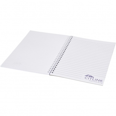 Logo trade promotional merchandise image of: Desk-Mate® spiral A4 notebook