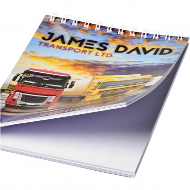 Logo trade advertising products image of: Desk-Mate® spiral A6 notebook