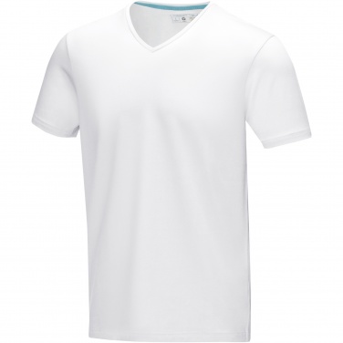 Logotrade promotional merchandise photo of: Kawartha short sleeve men's organic V-neck t-shirt