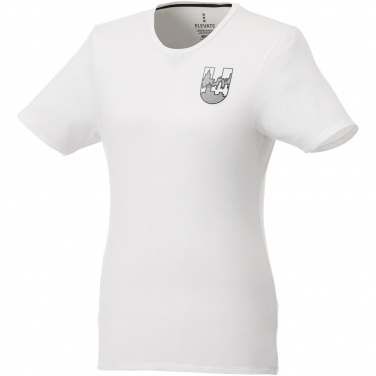 Logotrade promotional gift image of: Balfour short sleeve women's organic t-shirt