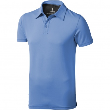 Logo trade promotional merchandise photo of: Markham short sleeve men's stretch polo