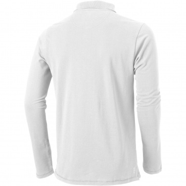 Logo trade promotional items image of: Oakville long sleeve men's polo