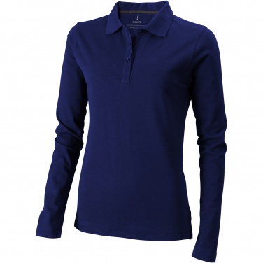 Logotrade promotional giveaway image of: Oakville long sleeve women's polo