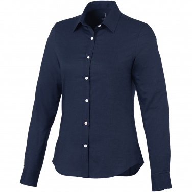 Logo trade promotional giveaways image of: Vaillant long sleeve women's oxford shirt