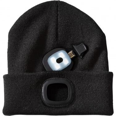 Logo trade promotional merchandise photo of: Mighty LED knit beanie