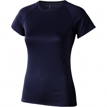 Logo trade promotional gifts picture of: Niagara short sleeve women's cool fit t-shirt