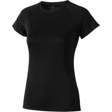 Logo trade promotional giveaways image of: Niagara short sleeve women's cool fit t-shirt