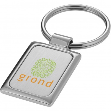 Logotrade promotional merchandise picture of: Sergio rectangular metal keychain