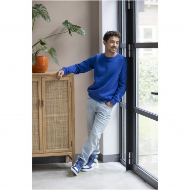 Logo trade business gifts image of: Zenon men’s crewneck sweater