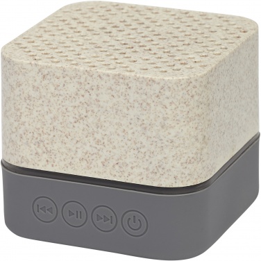 Logotrade promotional merchandise picture of: Aira wheat straw Bluetooth® speaker