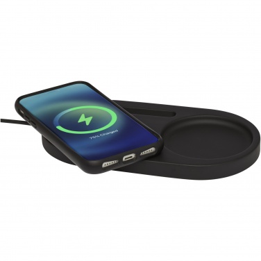 Logotrade advertising product picture of: Klip 5W wireless charging desk organizer