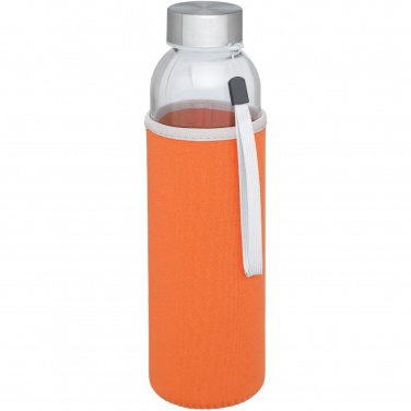 Logo trade business gifts image of: Bodhi 500 ml glass water bottle