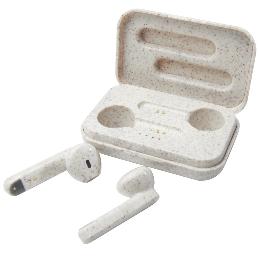 Logotrade promotional product picture of: Nantai wheat straw True Wireless earbuds