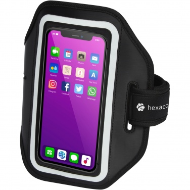 Logotrade promotional giveaways photo of: Haile reflective smartphone bracelet with transparent cover