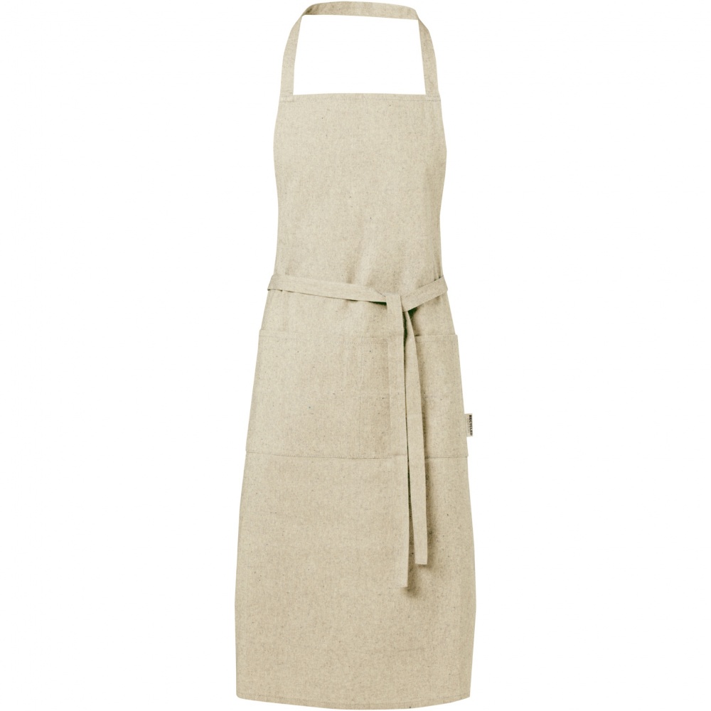 Logo trade promotional giveaway photo of: Pheebs 200 g/m² recycled cotton apron