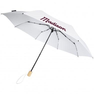 Logo trade corporate gift photo of: Birgit 21'' foldable windproof recycled PET umbrella