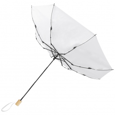 Logo trade promotional products image of: Birgit 21'' foldable windproof recycled PET umbrella