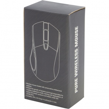 Logotrade promotional gift image of: Pure wireless mouse with antibacterial additive