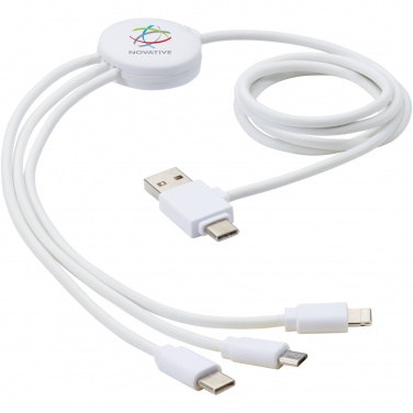Logotrade promotional gift picture of: Pure 5-in-1 charging cable with antibacterial additive