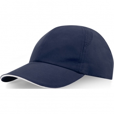 Logotrade advertising product image of: Morion 6 panel GRS recycled cool fit sandwich cap