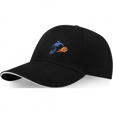 Logotrade promotional items photo of: Topaz 6 panel GRS recycled sandwich cap