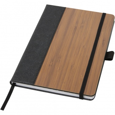 Logo trade promotional merchandise image of: Note A5 bamboo notebook