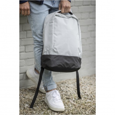 Logo trade promotional giveaway photo of: Cover GRS RPET anti-theft backpack 18L