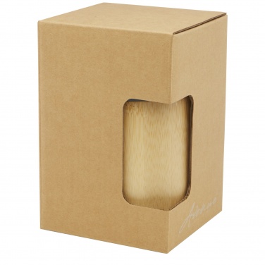 Logo trade promotional gift photo of: Pereira 320 ml porcelain mug with bamboo outer wall