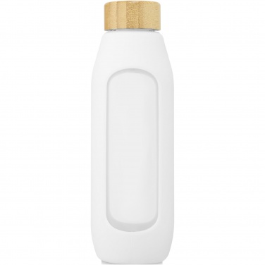 Logo trade corporate gifts picture of: Tidan 600 ml borosilicate glass bottle with silicone grip