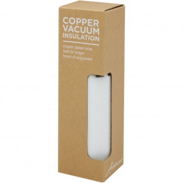 Logotrade advertising product image of: Hulan 540 ml copper vacuum insulated stainless steel bottle with bamboo lid