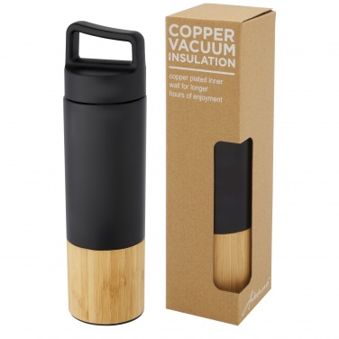 Logotrade promotional merchandise photo of: Torne 540 ml  stainless steel bottle with bamboo outer wall