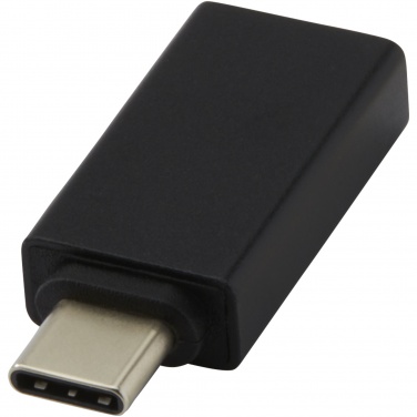 Logo trade promotional merchandise image of: ADAPT aluminum USB-C to USB-A 3.0 adapter