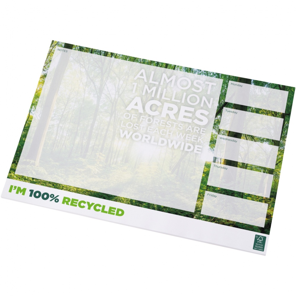 Logotrade promotional product image of: Desk-Mate® A3 recycled notepad