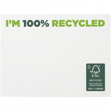 Logo trade advertising product photo of: Sticky-Mate® recycled sticky notes 100x75 mm