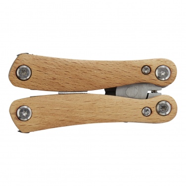 Logotrade promotional products photo of: Anderson 12-function medium wooden multi-tool