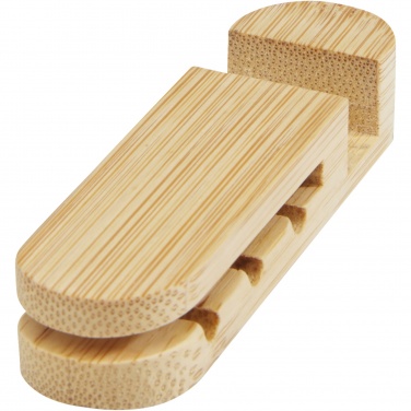 Logo trade promotional item photo of: Edulis bamboo cable manager 