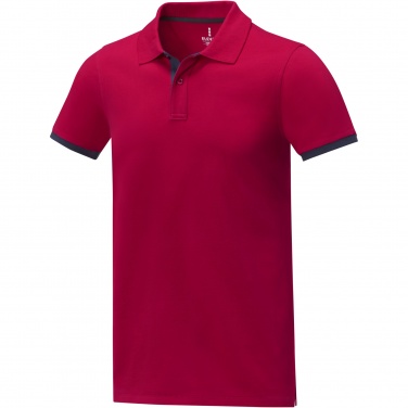 Logotrade promotional products photo of: Morgan short sleeve men's duotone polo