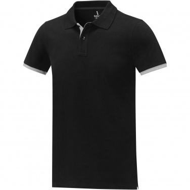 Logo trade advertising products picture of: Morgan short sleeve men's duotone polo