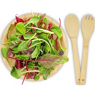 Logo trade business gift photo of: Argulls bamboo salad bowl and tools