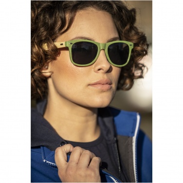 Logo trade promotional item photo of: Sun Ray bamboo sunglasses