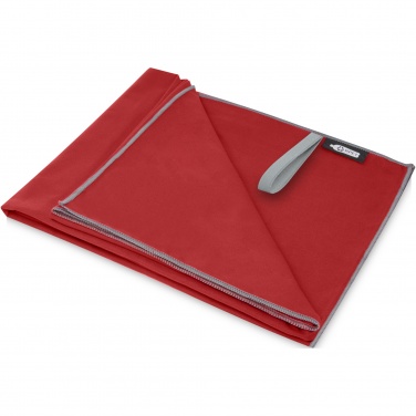 Logo trade promotional gift photo of: Pieter recycled PET ultra lightweight and quick dry towel 130 x 80 cm